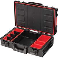 Arx Small Toolbox, 23" x 15" x 7-1/2", Black Nassau Supply