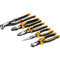 PITBULL Cushion Grip Pliers Set in Foam Storage Tray, 5 Pieces Nassau Supply