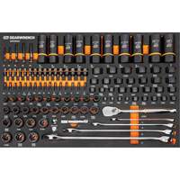 97-Piece Bolt Biter Mechanics Tool Set in Foam Storage Tray Nassau Supply