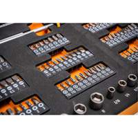 Slim Head Mechanics Tool Set in Foam Storage Tray Nassau Supply