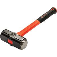 Marteau d'ing&eacute;nieur en fibre de verre, Poids de la t&ecirc;te 4 lb, 14" lo Nassau Supply