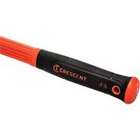Marteau d'ing&eacute;nieur en fibre de verre, Poids de la t&ecirc;te 4 lb, 14" lo Nassau Supply