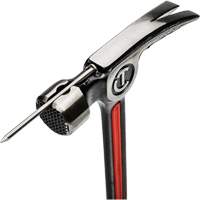 Steel Milled-Face Framing Hammer, 22 oz., Solid Steel Handle, 16" L Nassau Supply