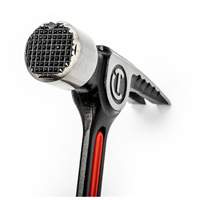 Milled-Face Framing Hammer, 28 oz., Solid Steel Handle, 16" L Nassau Supply