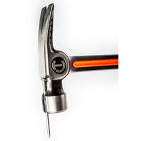 Milled-Face Framing Hammer, 28 oz., Solid Steel Handle, 16" L Nassau Supply