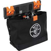 Module de poche pour quincaillerie avec crochet en S Bucket Work Centre, Nylon, 1 pochettes, Noir/Orange Nassau Supply
