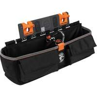 Module pour grande poche avec crochet en S Bucket Work Centre, Nylon, 3 pochettes, Noir/Orange Nassau Supply