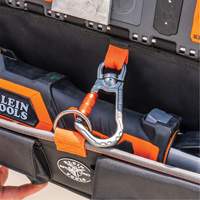 Bucket Work CentreS-Hook Large Pouch Module, Nylon, 3 Pockets, Black/Orange Nassau Supply