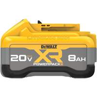 MAX* XR POWERPACK Battery, Lithium-Ion, 20 V, 8 Ah Nassau Supply