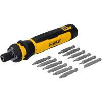 14-Piece Cordless Screwdriver Set with FLEXDRIVE Control, 4 V, 44 in-lbs/5 Nm Max. Torque Nassau Supply
