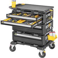 TOUGHSYSTEM&reg; 2.0 DXL 5-in-1 Modular Workstation, 34" x 25-4/5" x 39", Black/Yellow Nassau Supply