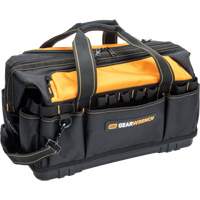 Sac &agrave; outils de 20" pour les professionnels, Nylon, 33 pochettes, Noir/Orange Nassau Supply