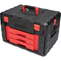 1/4", 3/8" & 1/2" Mechanics Hand Tool Set with 3-Drawer Storage Case Nassau Supply