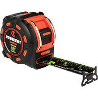 Shockforce NITE EYE Tape Measure, 1-1/4" x 16', SAE Graduations Nassau Supply