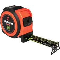  Ruban &agrave; mesurer CONTROLTOUCH NITE EYE, 1-3/16" x 25', Marques de goujon SAE Nassau Supply