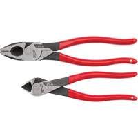Dipped Grip Cutting Pliers Set, 2 Pieces Nassau Supply