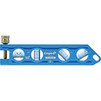 Niveau torpille moul&eacute; sous pression TRUE BLUE, 6" lo, Aluminium, 4 fioles Nassau Supply