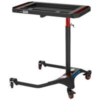 Plateau &agrave; outils pour sous le capot en ABS &agrave; hauteur ajustable JUHT-100A , 0 tiroirs, 18-7/10" lo x 31-17/20" la x 48-2/5" h, Noir Nassau Supply