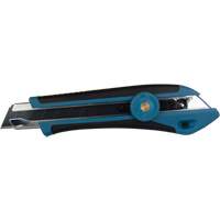 18mm Professional Knife, Stainless Steel, Heavy-Duty, Rubber Handle Nassau Supply