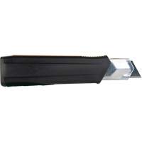 25mm Retractable Knife, Stainless Steel, Heavy-Duty, Rubber Handle Nassau Supply