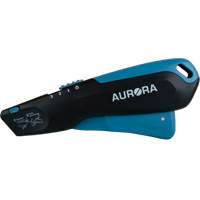 Retractable Safety Knife , Stainless Steel, Heavy-Duty, Plastic/Aluminum Handle Nassau Supply