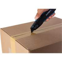 Retractable Safety Knife , Stainless Steel, Heavy-Duty, Plastic/Aluminum Handle Nassau Supply
