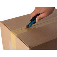 Standard-Duty Retractable Safety Knife, Stainless Steel, Rubber Handle Nassau Supply