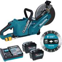 40Vmax XGT Brushless Power Cutter with 8.0Ah Batteries Kit, 9", 40 V Nassau Supply