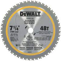 Circular Saw Blade, 7-1/4", 48 Teeth, Metal Use Nassau Supply