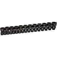 6 Point SAE Socket Set, 29 Pcs, Impact, 3/4" Drive Size Nassau Supply