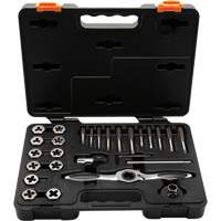 SAE Ratcheting Tap & Die Set, 27 Pieces Nassau Supply