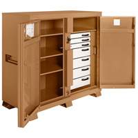 Armoire de chantier mod&egrave;le 112 avec cadenas, Acier, 54,9 pi³, Havane Nassau Supply
