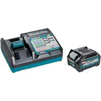 Trousse de d&eacute;marrage avec chargeur rapide et batterie 2.5Ah 40Vmax XGT , 40 V, Lithium-ion Nassau Supply