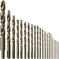 Drill Bit Set, 21 Pieces, Cobalt Nassau Supply