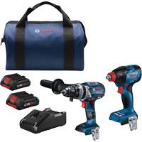 2-Tool Combo Kit, Lithium-Ion, 18 V Nassau Supply