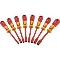 Metric Insulated Nut Driver Set, 1000 V, 8 Pcs Nassau Supply