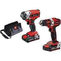 Cordless 1/2” Drill/Driver & 1/4” Impact Kit, Lithium-Ion, 18 V Nassau Supply
