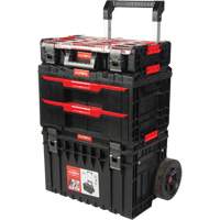 Ensemble de d&eacute;part roulant de coffres &agrave; outils Arx de 3 morceaux, 25-1/5" x 19" x 42-2/5", Noir Nassau Supply