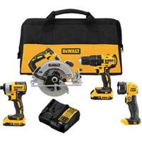 MAX* Cordless Brushless 4-Tool Combo Kit (2.0Ah), 20 V Nassau Supply