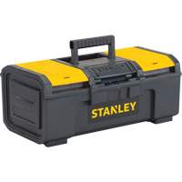 Toolbox, 16" W x Black/Yellow Nassau Supply