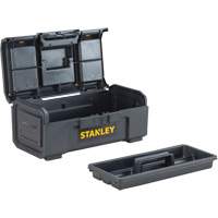 Toolbox, 16" W x Black/Yellow Nassau Supply