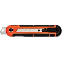 25mm Snap Off Blade Retractable Knife, Steel, Plastic Handle Nassau Supply