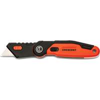 Folding Utility Knife, 1" Blade, Steel Blade, Aluminum Handle Nassau Supply