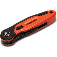 Folding Utility Knife, 1" Blade, Steel Blade, Aluminum Handle Nassau Supply