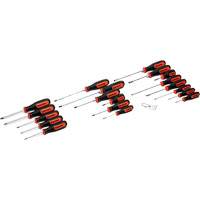 Dual Material Screwdriver Set, 20 Pcs. Nassau Supply