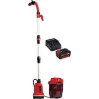 Cordless Clean Water Rain Barrel Pump with 4Ah Battery & Charger Starter Kit, 18 V, 792.5 GPH Nassau Supply