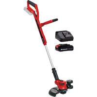 Cordless Telescopic String Trimmer with 2.5Ah Battery & Charger Starter Kit, 12", Battery Powered, 18 V Nassau Supply