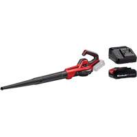 Cordless 110 CFM Universal Blower with 2.5Ah Battery & Charger Starter Kit, 18 V, 155.34 MPH Output, Battery Powered Nassau Supply