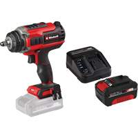 Cl&eacute; &agrave; chocs professionnelle sans fil avec batterie 4 Ah PXC et ensemble de d&eacute;part de chargeur, 18 V, Mandrin 1/2" Nassau Supply
