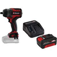 Cl&eacute; &agrave; chocs professionnelle sans fil avec batterie 4 Ah PXC et ensemble de d&eacute;part de chargeur, 18 V, Mandrin 1/2" Nassau Supply